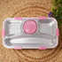 Personalized Stainless Steel Lunch Box for Kids - Pink