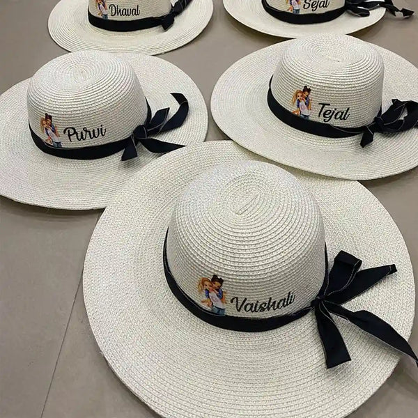 Personalized Summer Beach Hat For Women