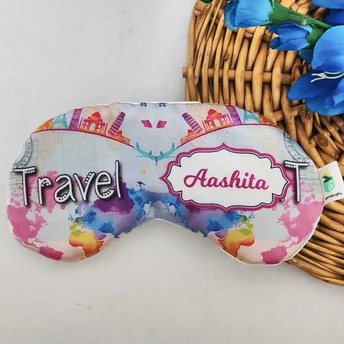 Personalized Travel Printed Kids Eye Mask