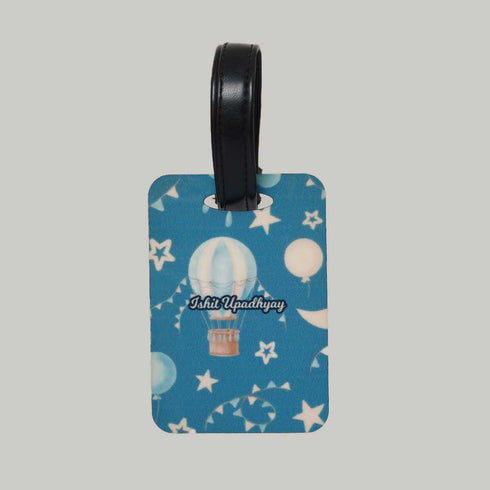 Personalized Air Balloon Printed Kids Luggage Tag