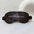 Keep Playing Black Printed Eye Mask