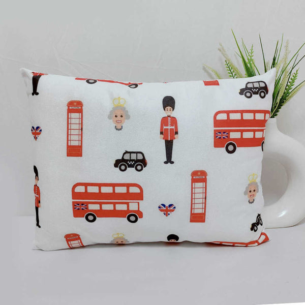 Personalized Bus Printed Kids Pillow
