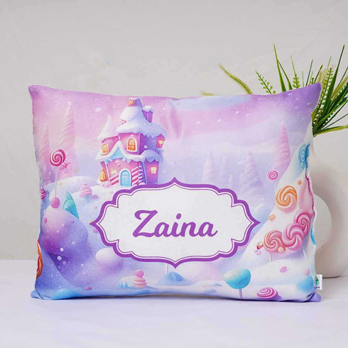 Personalized Candies Printed Kids Pillow