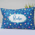 Personalized Candy's Blue Printed Kids Pillow