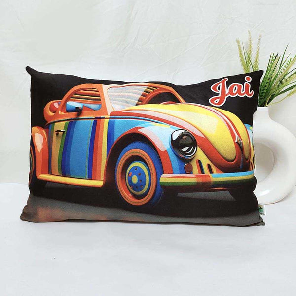 Personalized Car Printed Kids Pillow