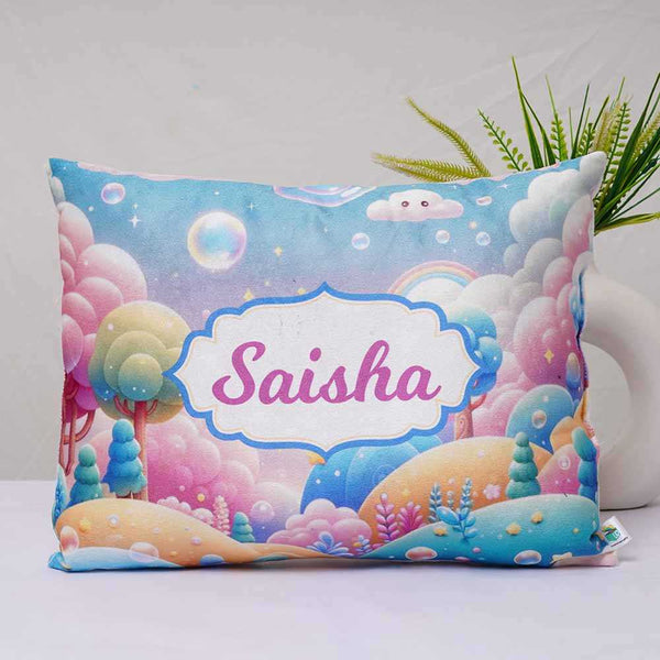 Personalized Clouds Printed Kids Pillow