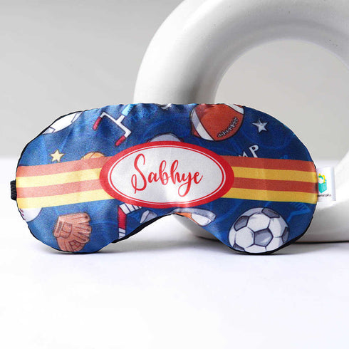 Personalized Football Printed Kids Eye Mask