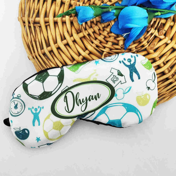 Personalized Football Printed Kids Eye Mask