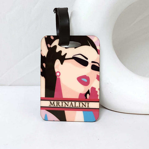Personalized Girl Printed Luggage Tag