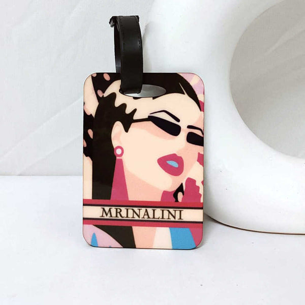 Personalized Girl Printed Luggage Tag