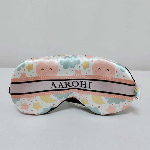 Personalized Moon Printed Kids Eye Mask
