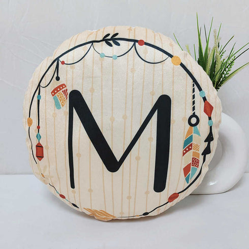 Personalized Multicolor Rounded Cushion