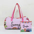 Personalized Pink Kids Duffle Bag & Pouch Gift Combo