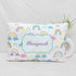 Personalized Rainbow Printed Kids Pillow