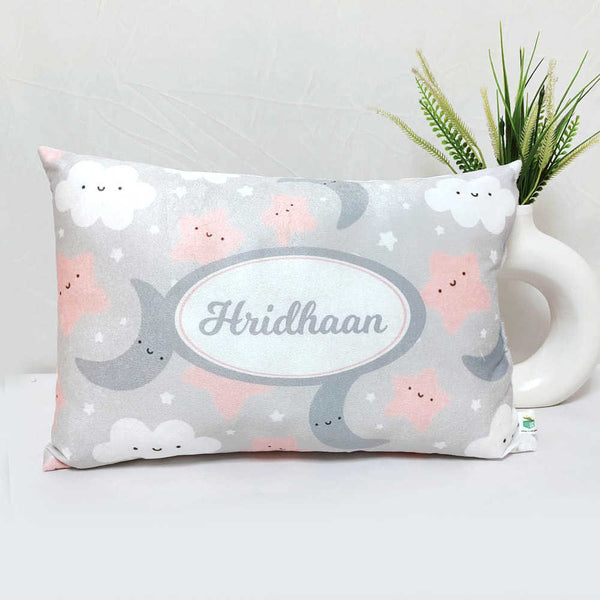 Personalized Stars Printed Kids Pillow