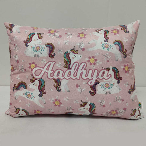 Personalized Unicorn Printed Kids Pillow