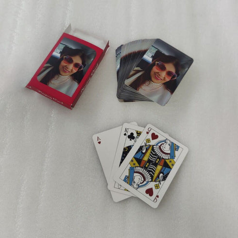 Personlised Playing Photo Cards