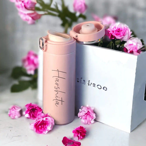 Customized Mini Temperature Bottle With Vaccum Cup