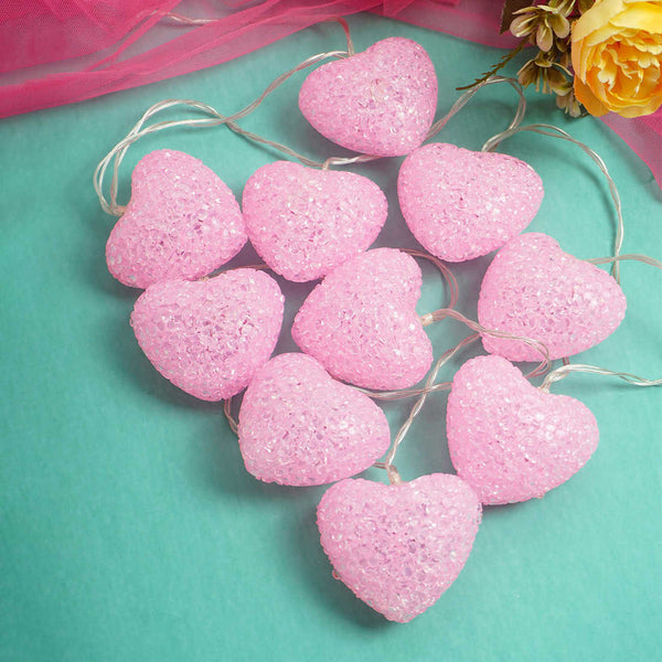 Pink Heart Fairy Light - Uncommongifts.in