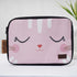 Pink Cat Printed Laptop Sleeve/Cover 11 inch