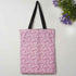 Pink Floral Printed Tote Bag - Uncommongifts.in