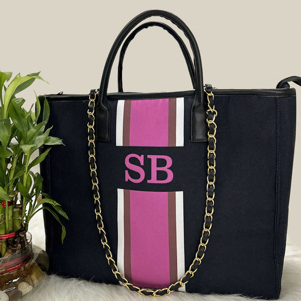 Pink Luna Personalised Handbag - Uncommongifts.in