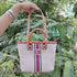 Pink Strap Printed Personalised Luna Handbag
