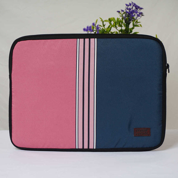 Pink & Blue Printed Laptop Sleeve/Cover 14 inch