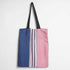Pink & Blue Printed Tote Bag