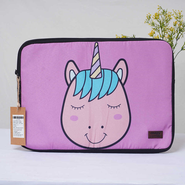 Pink Unicorn Printed Laptop Sleeve/Cover 15.6 inch
