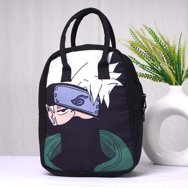 Printed Canvas Lunch Bag - Uncommongifts.in