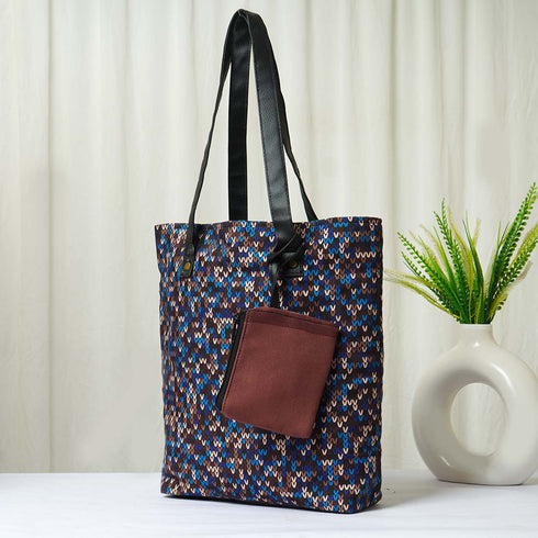 Printed Oversized Shopper Tote Bag - Uncommongifts.in
