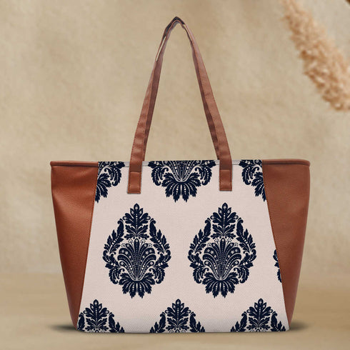 Printed Shopper Shoulder Bag - Uncommongifts.in