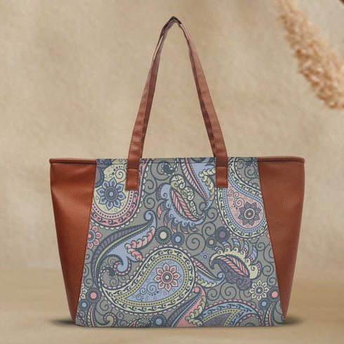 Printed Shopper Shoulder Tote Bag - Uncommongifts.in