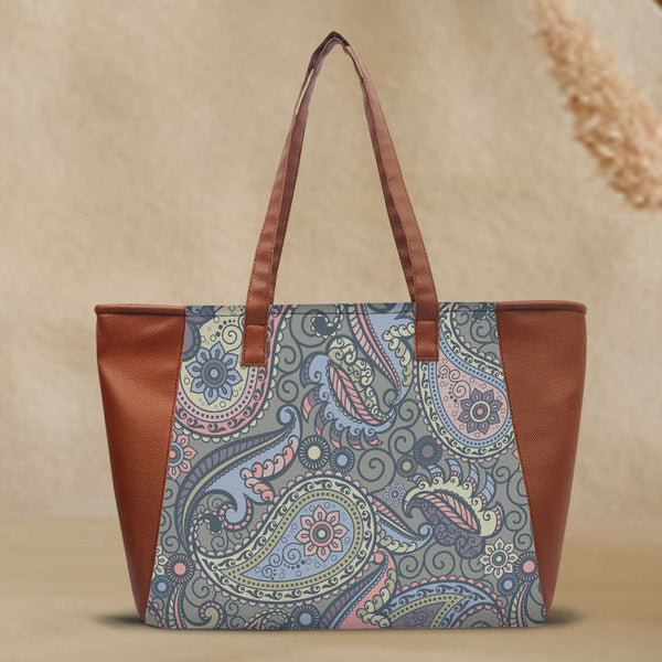 Printed Shopper Shoulder Tote Bag - Uncommongifts.in