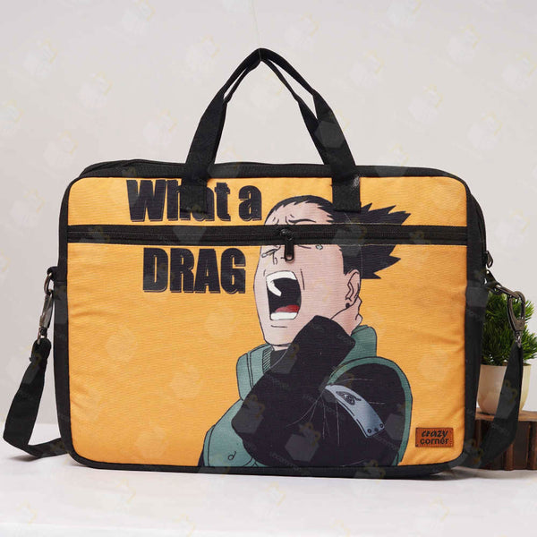 Printed Canvas Laptop Bag - 15.6 inch