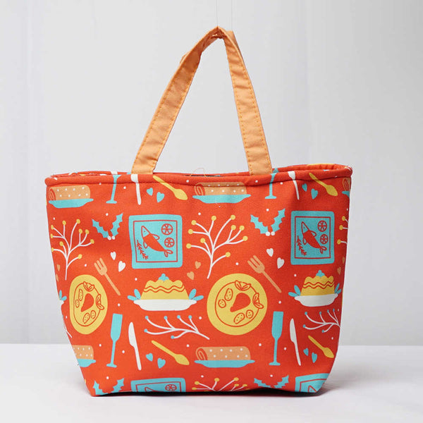 Printed Lunch Bag With Handle