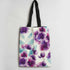 Purple Floral Printed Tote Bag