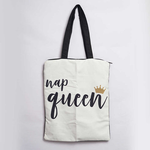 Queen Printed Tote Bag