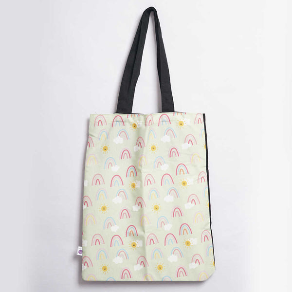 Rainbow Printed Tote Bag