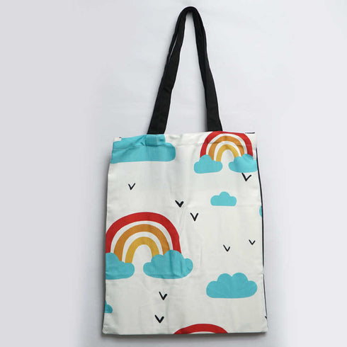 Rainbow Printed Tote Bag
