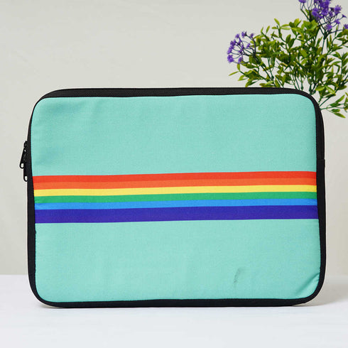Rainbow Strip Printed Laptop Sleeve/Cover 14 inch
