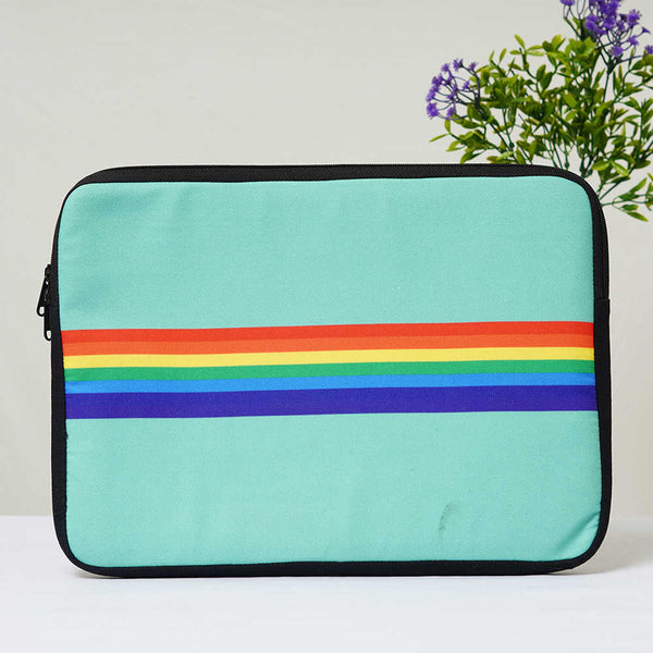 Rainbow Strip Printed Laptop Sleeve/Cover 14 inch