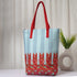 Red Floral Printed Oversized Shopper Tote Bag - Uncommongifts.in