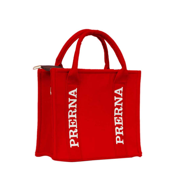 Red Woody Personalised Handled Tote Bag - Uncommongifts.in