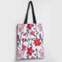 Red & Pink Floral Printed Tote Bag