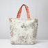 Rose Printed Canvas Lunch Bag With Handle