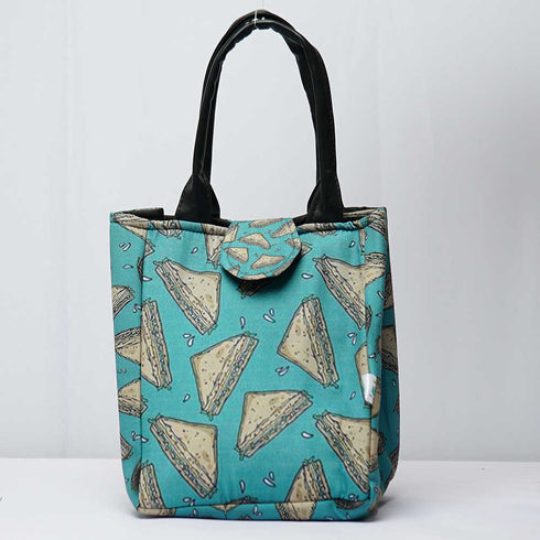 Sandwich Printed Lunch Bag With Handle