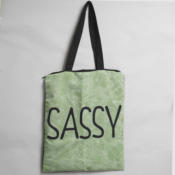 Sassy Printed Tote Bag