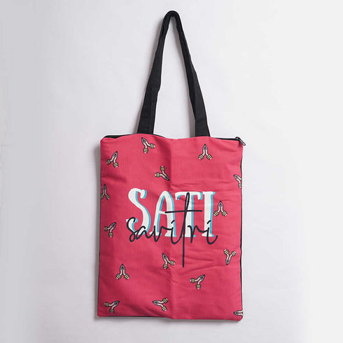 Sati Savitri Printed Tote Bag
